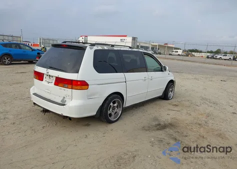 2002 Honda Odyssey Ex-L z USA, uszkodzony, nr VIN 5FNRL18052B046176